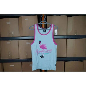 Y2K Gongshow Flowmingo Sports Tank Top Men's S #402